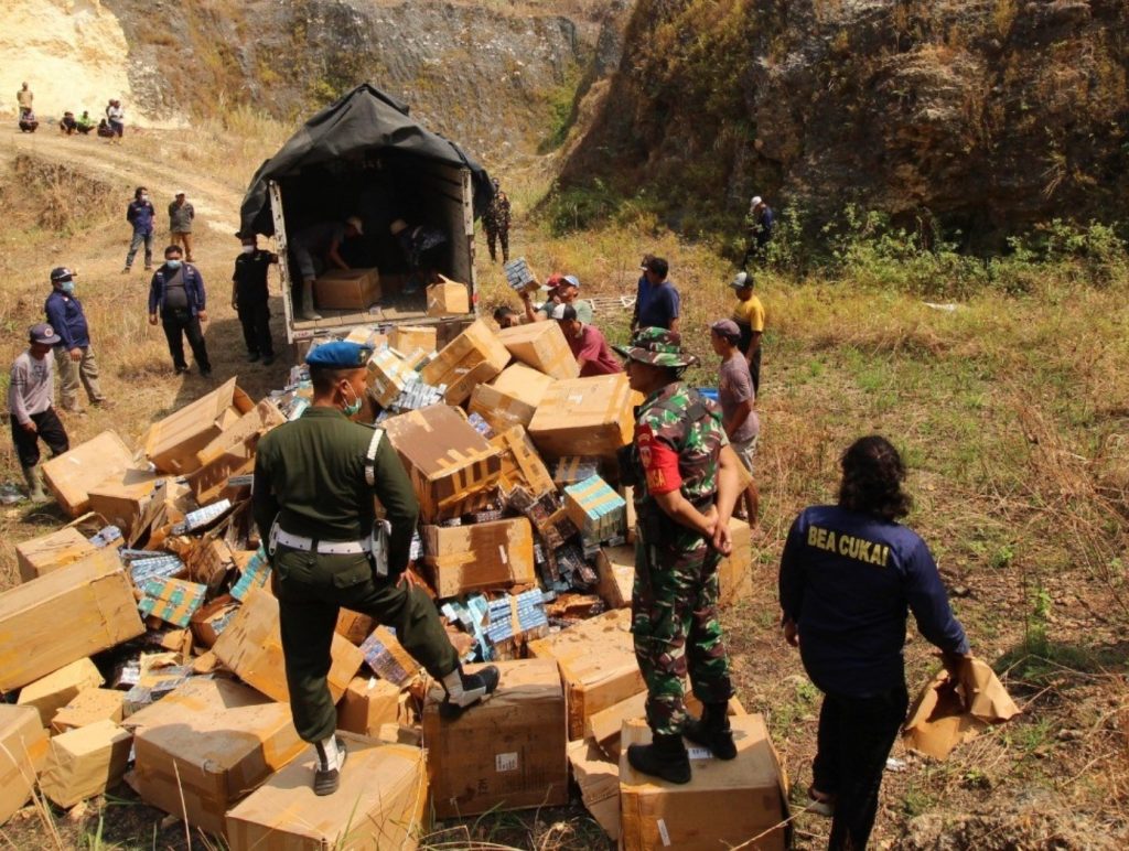 Operasi Gempur Rokok Ilegal 2023, Bea Cukai Sita 111 Juta Batang Rokok Ilegal