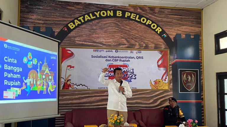 Kantor Perwakilan BI Tegal Kenalkan CBP Rupiah ke Satbrimob
