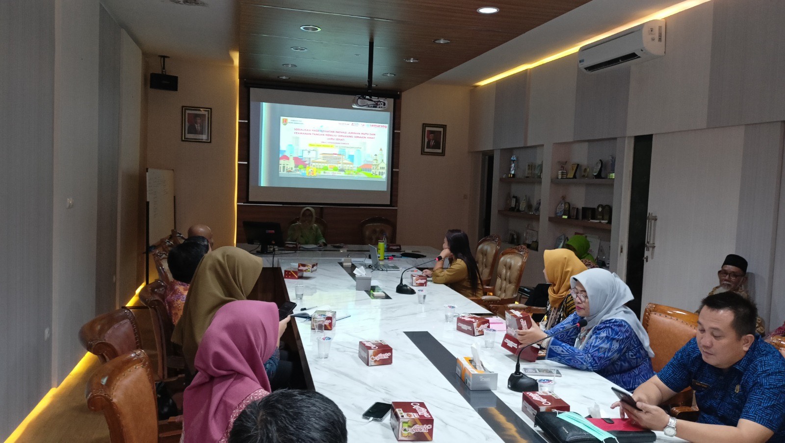 Dinas Ketahanan Pangan Sebut Keamanan Pangan di Pasar Rasamala Banyumanik Capai 76,92 Persen