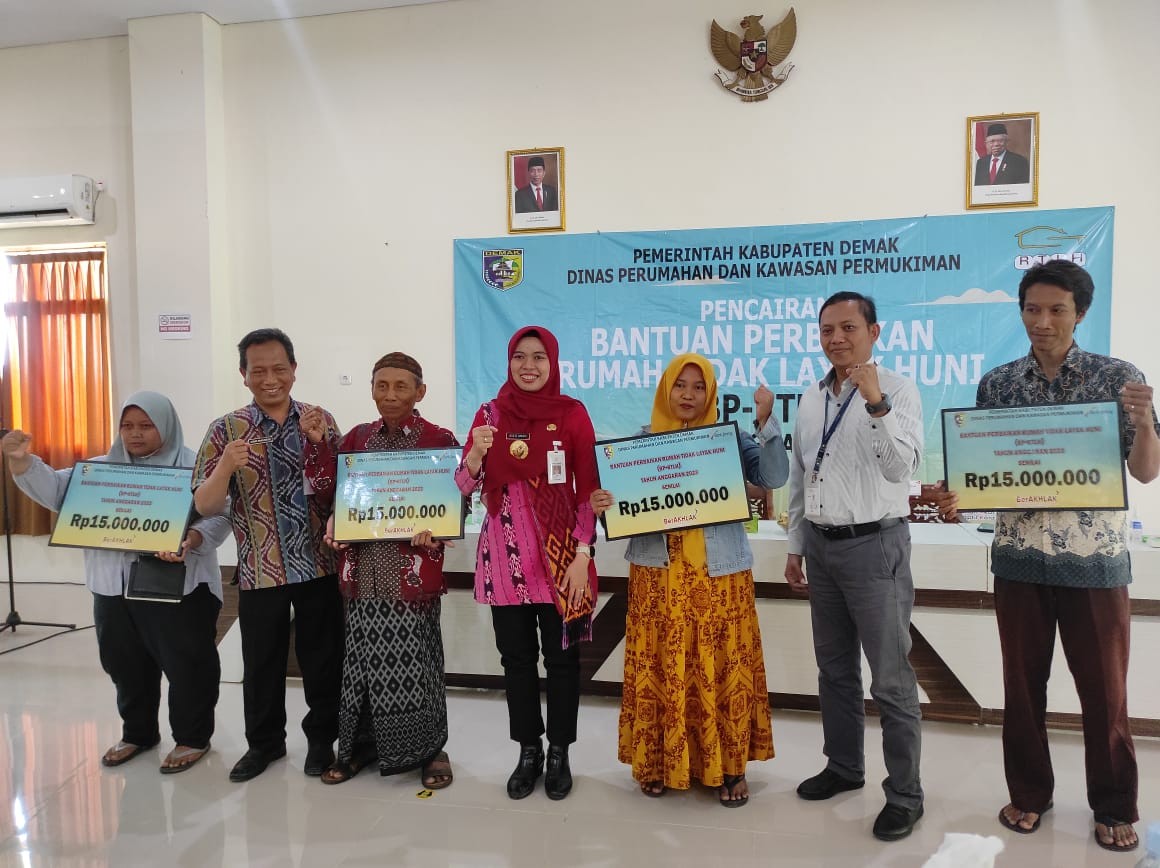 Pemkab Demak Kucurkan Dana Bantuan Rp 1,7 Miliar untuk Bangun 115 Unit RTLH