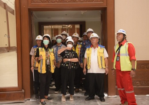 Tinjau Rehabilitasi JCC Jelang KTT Ke-43 ASEAN, Menteri Basuki: Selesai 25 Agustus 2023