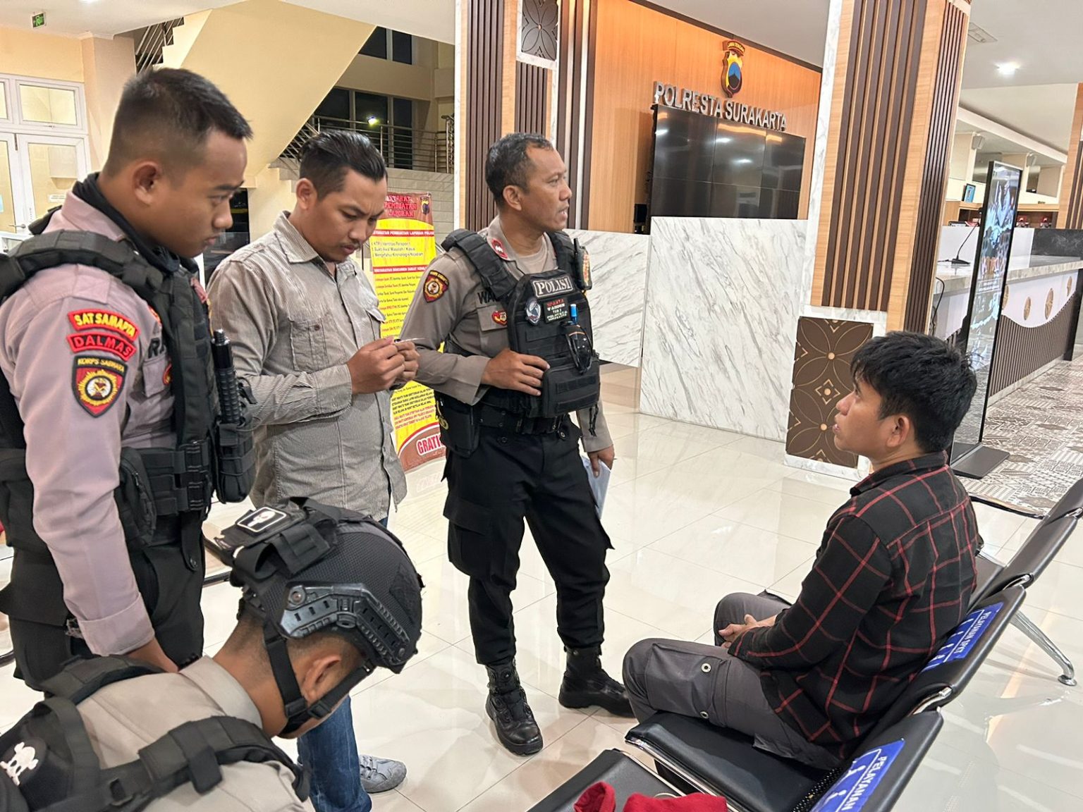 Nyaris Diamuk Massa di Bibis Wetan, Tim Sparta Polresta Amankan Pelaku Pencurian HP
