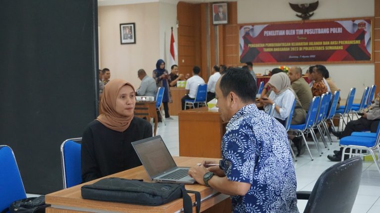 Tekan Kejahatan Jalanan dan Premanisme di Kota Semarang, Puslitbang Polri Lakukan Penelitian