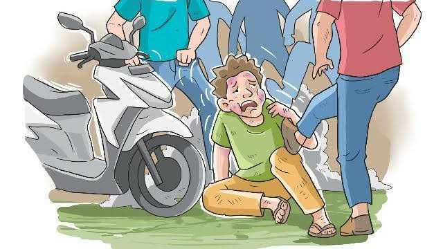 Ilustrasi Maling Motor Dihakimi Warga