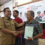 Tahap Kedua, Sebanyak 80 Warga Wonorejo Terima Sertifikat Tanah HGB