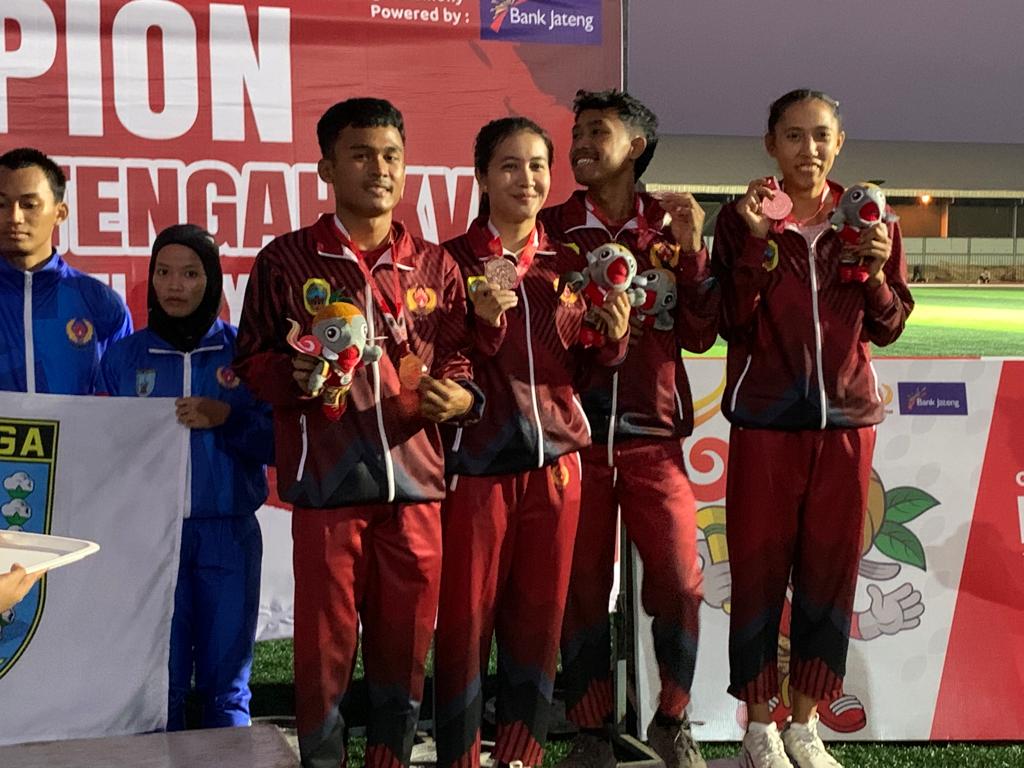Membanggakan, Putri Anggota Polsek Tambakromo Raih Tiga Medali dalam Porprov Jateng 2023