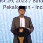 Presiden RI Joko Widodo (Jokowi) membuka Muktamar Sufi Internasional Tahun 2023, di Sahid International Convention Centre, Pekalongan, Jawa Tengah, Selasa (29/08) siang.