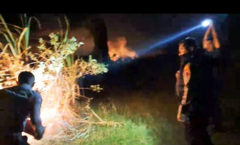 Dua Jam Berjibaku, Kebakaran Lahan Pembibitan Tebu Berhasil Dipadamkan
