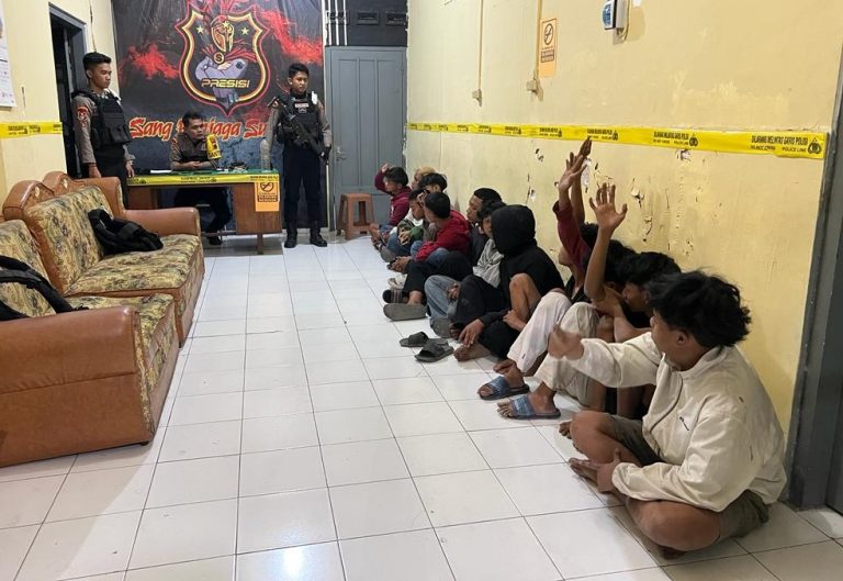 Kedapatan Bawa Miras dan Pil Koplo, Belasan Remaja Diamankan Tim Sparta