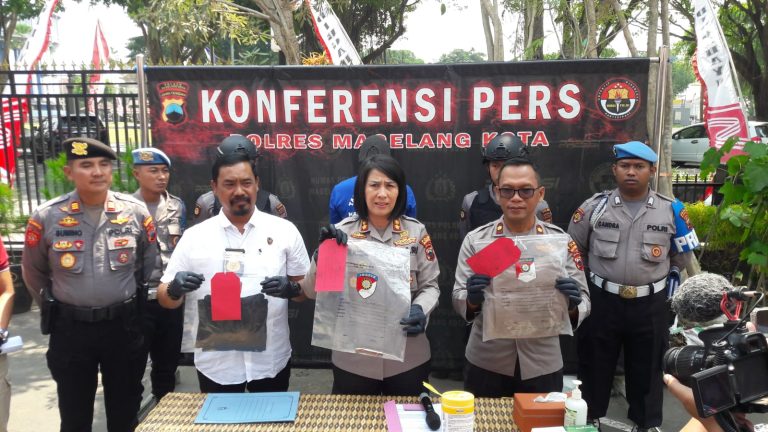 Kurang dari 24 Jam, Pelaku Penusukan di Rejowinangun Selatan Diciduk Polres Magelang Kota