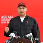 Menpora Dito Ariotedjo memberikan keterangan pers di Komplek Istana Kepresidenan Jakarta, Selasa (01/08).
