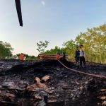 Diduga Akibat Korsleting Listrik, Depot Kayu di Kajen Pekalongan Terbakar