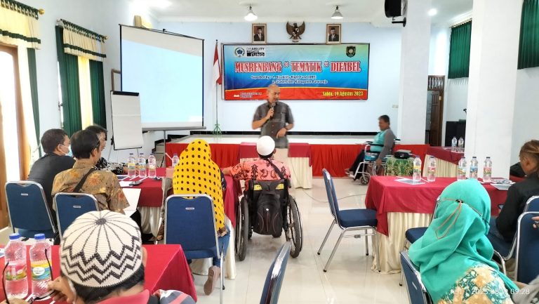 IDP Gelar Musrenbang Tematik Difabel