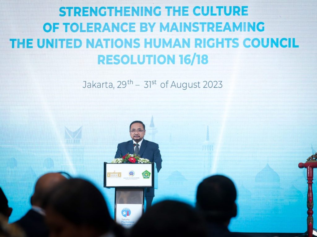 Menag Sebut Toleransi Kunci Utama Mengelola Perbedaan