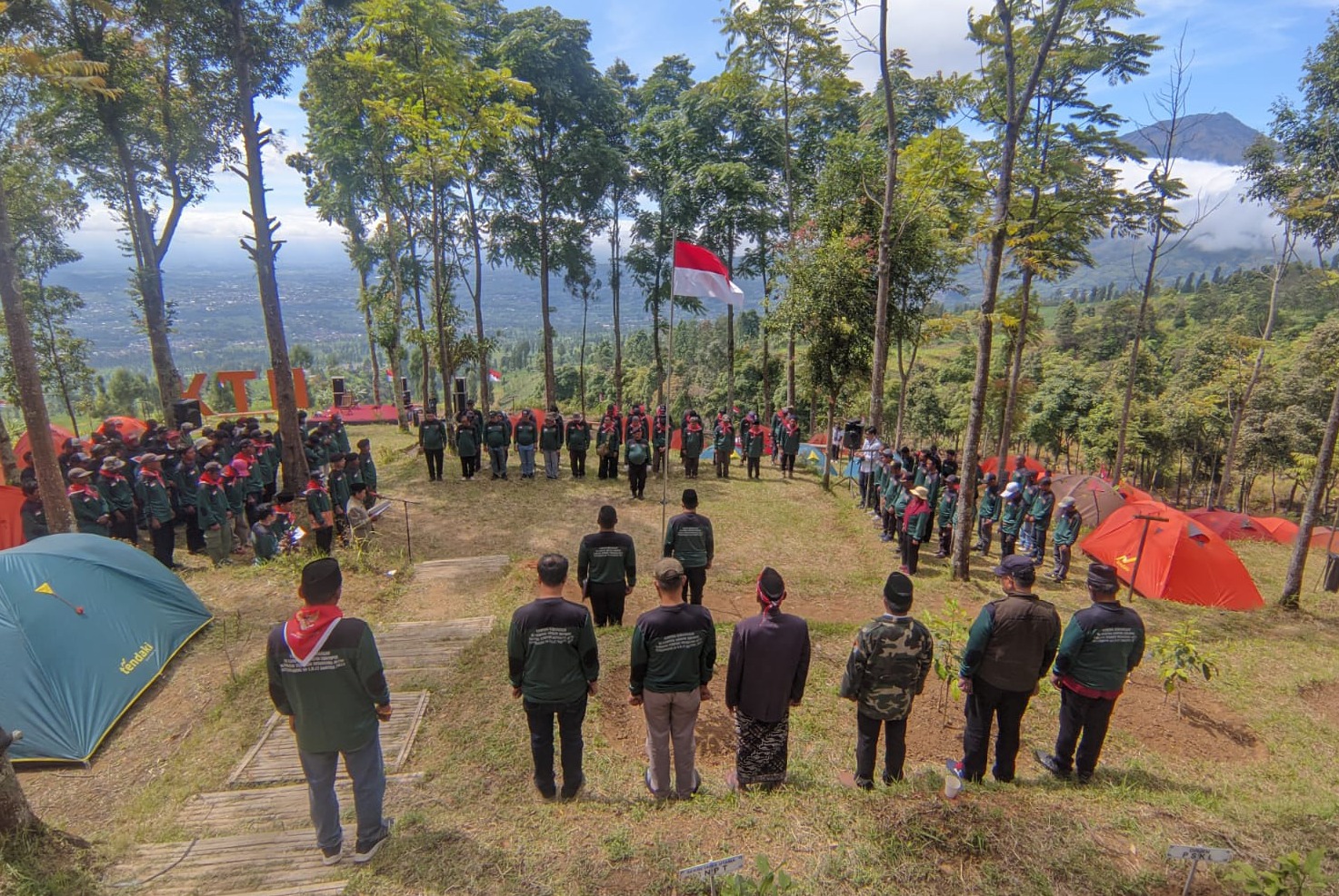 Kuatkan Nasionalisme, 30 Eks Napiter Ikuti Upacara Peringatan HUT Kemerdekaan RI di KTN Bansari