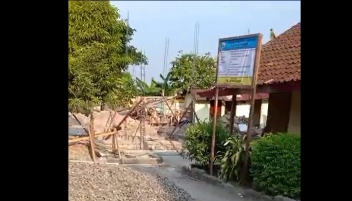 Proses revitalisasi SDN 1 Ngabenrejo, Grobogan (Foto: Han/KanalMuria)