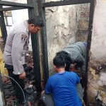 Akibat Korsleting Listrik, Tengah Malam Rumah Warga Petunjungan Terbakar (Foto: Dok Humas Polres Brebes)