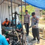 Polres Kudus Bantu Buatkan Sumur Bor di Desa Terdampak Kekeringan