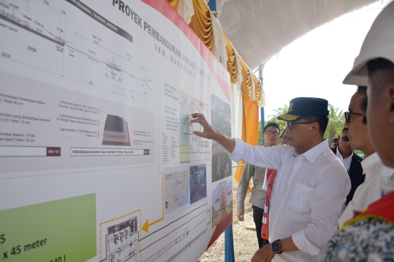 Cek Progres Pembangunan Bandara VVIP di IKN, Menhub: November Mulai Konstruksi (Foto: Dok Kemenhub)