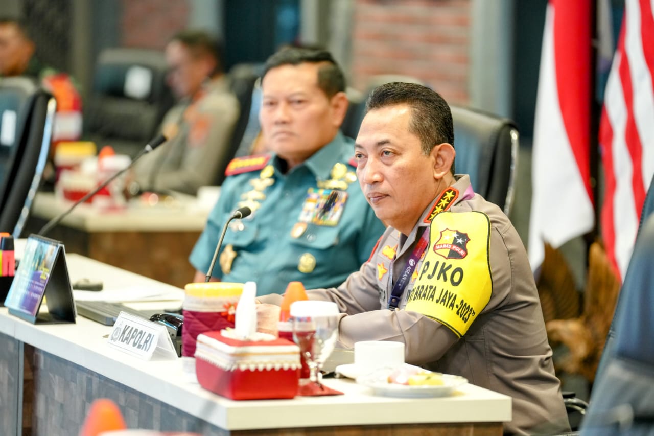 Sinergisitas TNI-Polri, Kapolri: KTT ke-43 ASEAN Berjalan Aman dan Terkendali (Foto:  Dok Polri)  