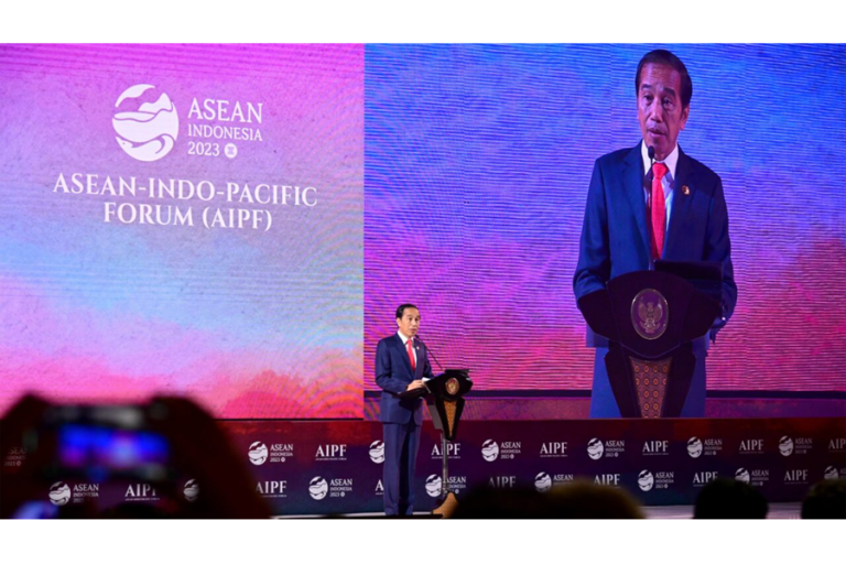 Presiden Jokowi Tegaskan AIPF Ubah Rivalitas di Indo-Pasifik Jadi Kerja Sama Bermanfaat (Foto: Dok BPMI Setkab)
