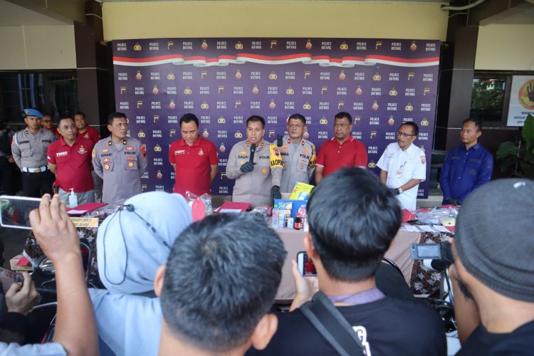 Operasi 20 Hari, Polres Batang Berhasil Tangkap 9 Pelaku Curanmor (Foto: Dok Humas Polres Batang)