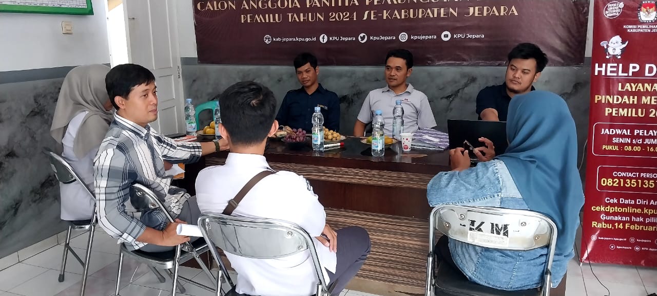 KPU Jepara Pastikan PPK dan PPS Siap Melayani Pindah Memilih (Foto: Dok KPU Jepara)