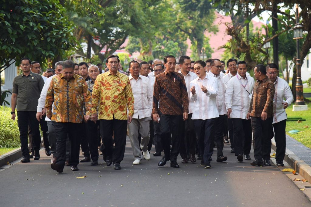 Presiden Jokowi bersama peserta ASEAN Business Investment Summit 2023, di Istana Negara, Jakarta, Jumat (01/09).