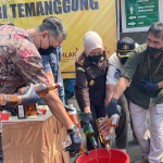 Kejari Temanggung Memusnahkan Barang Bukti dari 58 Perkara