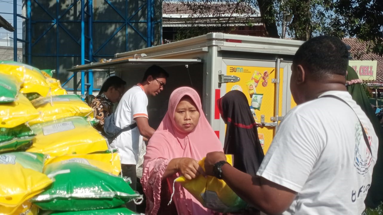 500 Paket Sembako Disediakan untuk Warga, GPM Digelar di Pasar Langon (Foto: Dok Pemkot Tegal)