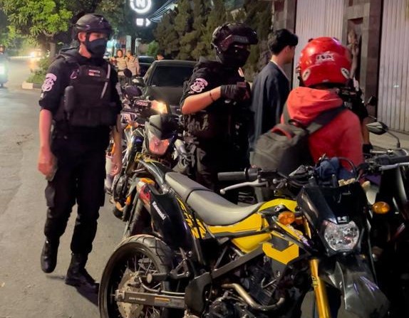 Ratusan Motor Berknalpot Brong Dikandangkan di Polresta Surakarta