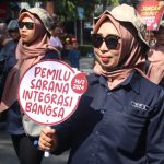 KPU Blora Lanjutkan Kirab Pemilu 2024, setelah Serah Terima dari KPU Bojonegoro (Foto: Dok Dinkominfo Blora)