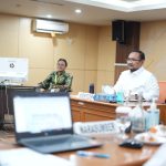 Kepala BPJPH M. Aqil Irham memaparkan rancangan proyek perubahan di LAN, Jakarta, Senin (04/09) (Foto: Dok BPJPH)