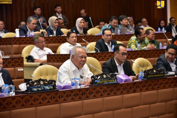 Pagu Anggaran Kementerian PUPR 2024 Rp146,98 Triliun Disetujui Komisi V DPR RI (Foto: Dok KemenPUPR)