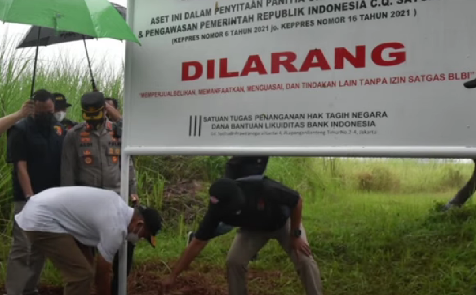 Satgas BLBI Lakukan Penguasaan Aset Tanah Eks BLBI di Lampung Senilai Rp149 Miliar