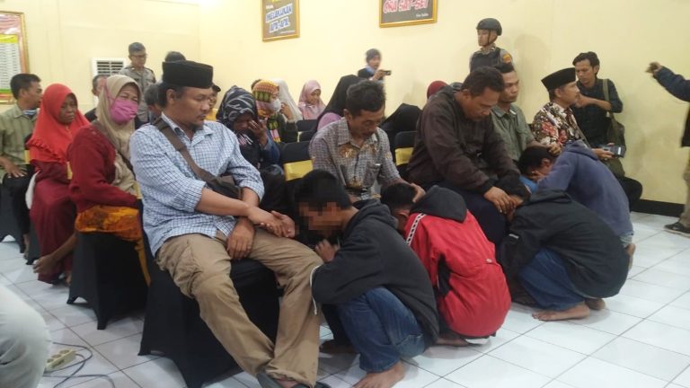 Diduga Hendak Tawuran, 14 Remaja Dikembalikan Polres Purbalingga ke Orang Tuanya
