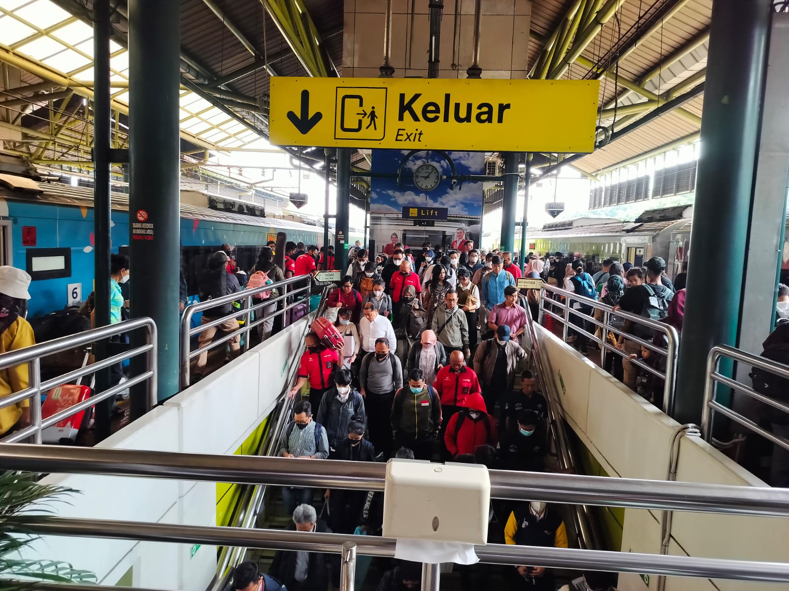 Libur Maulid Nabi, Volume Penumpang KA Jarak Jauh Naik 50 Persen (Foto: Dok PT KAI)