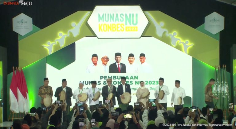 Buka Munas-Konbes NU 2023, Presiden Jokowi Apresiasi Upaya NU Tingkatkan Kualitas SDM (Foto: Dok Humas Setkab)