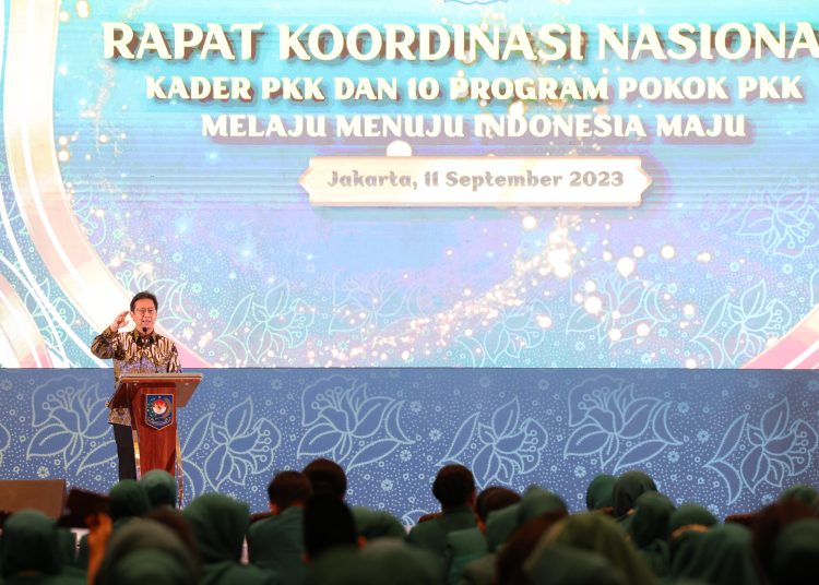 Menkes Ajak Tim Penggerak Pemberdayaan dan Kesejahteraan Keluarga Sehatkan Masyarakat (Foto: Dok Kemenkes)