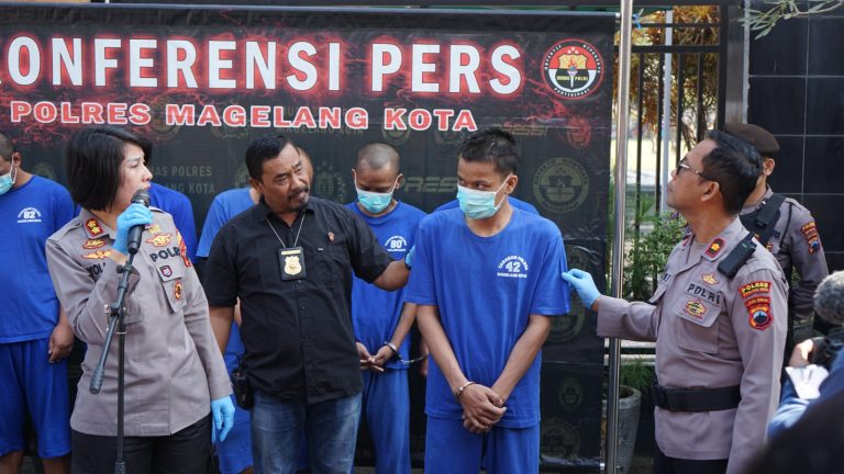 Setelah 7 Kali Lakukan Pencurian, NA Berhasil Diamankan Polres Magelang Kota (Foto: Dok Humas Polres Magelang Kota)