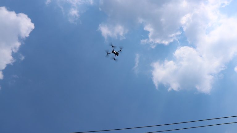 ETLE Drone Mengudara di Pekalongan, Pelanggar Lalin Langsung Tercapture Kamera Ditlantas  (Foto: Dok Humas Polres Pekalongan)