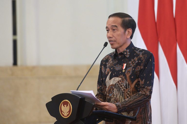 Presiden Jokowi pada Pembukaan Kongres XXV PWI Tahun 2023, di Istana Negara Jakarta, Senin (25/09). (Foto: Dok Humas Setkab)