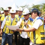 Menteri Basuki Tinjau Bendungan Cibeet Untuk Pengendalian Banjir di Hilir Sungai Citarum (Foto: Dok KemenPUPR)