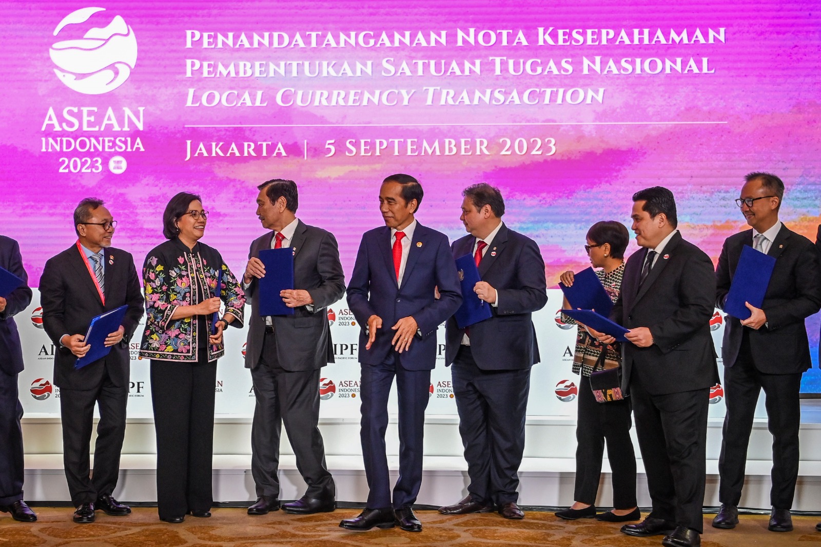 Tingkatkan Resiliensi Ekonomi, Indonesia Sepakati Pembentukan TFN LCT (Foto: Dok MC KTT ASEAN 2023)