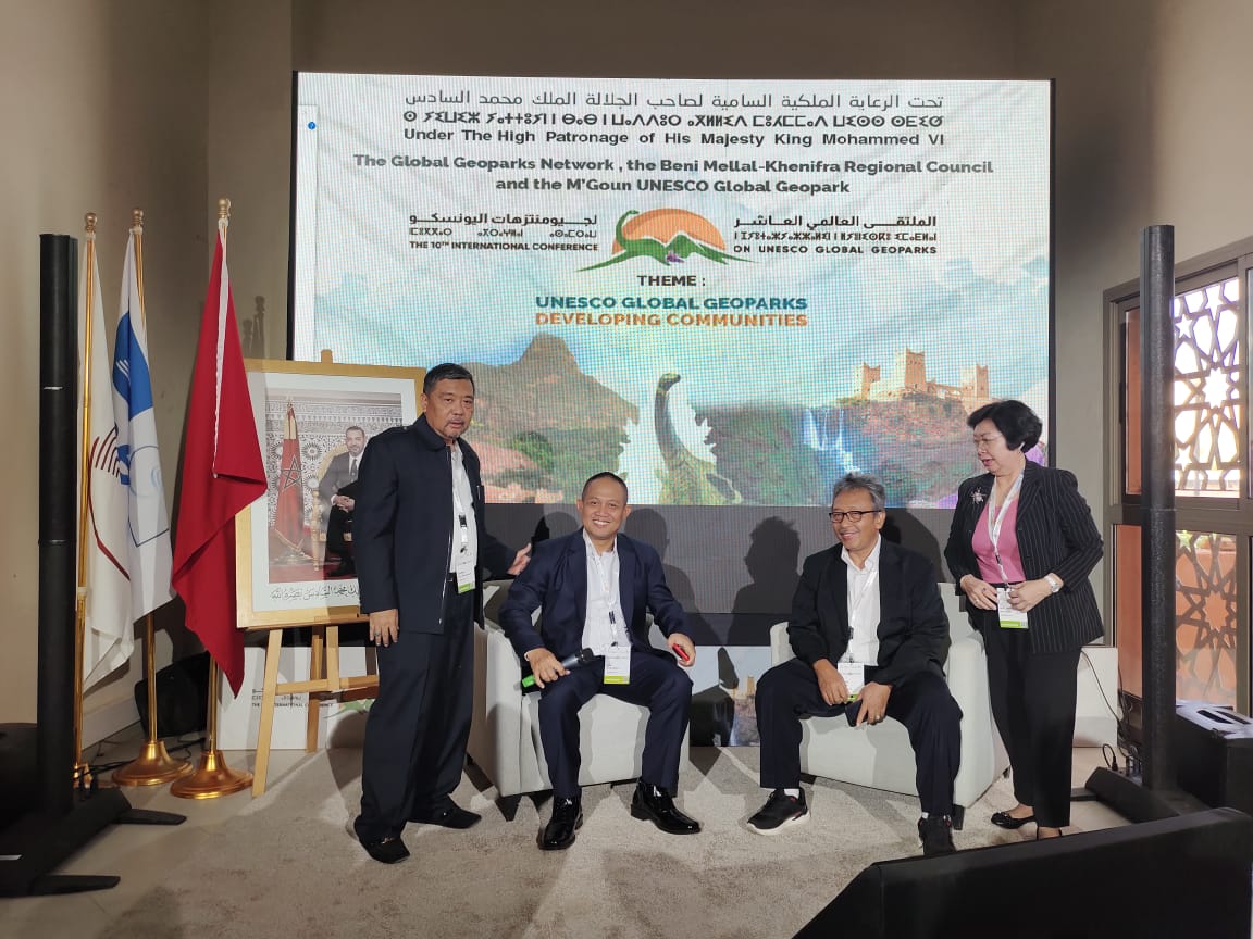 Berada di Maroko, Bupati Kebumen Bicara Potensi Kebumen Masuk Global Geopark (Foto; Dok Pemkab Kebumen)