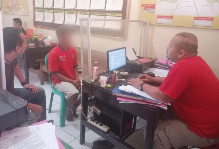 Cabuli Anak di Bawah Umur, Lelaki Warga Purwokerto Timur di Amankan Polresta Banyumas (Foto: Dok Humas Polresta Banyumas)