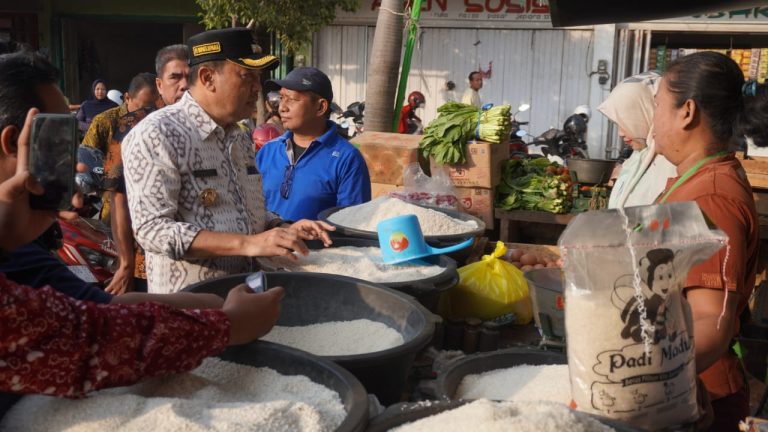 Sidak ke Pasar, Pj. Bupati Jepara Monitoring Harga Bahan Pokok (Foto: Dok Diskominfo Jepara)