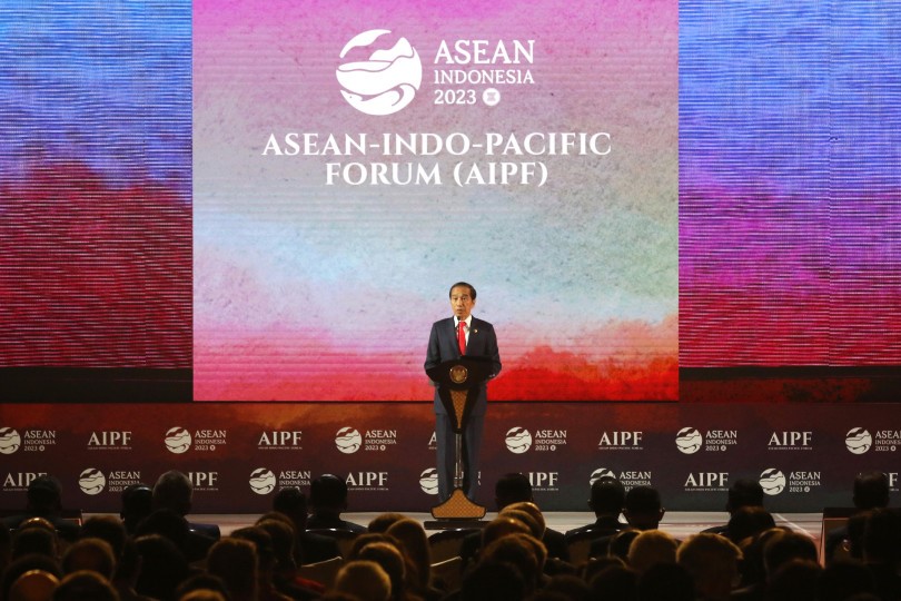 Indonesia Umumkan Daftar Proyek Konkret senilai USD 56 Miliar di ASEAN-Indo-Pacific Forum (Foto: Dok MC KTT Asean 2023)