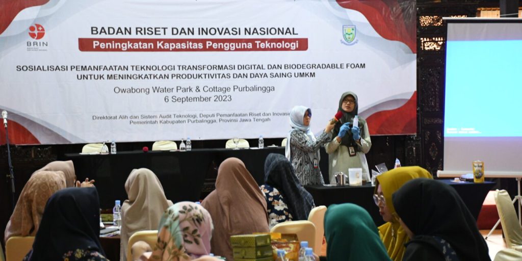 BRIN Kenalkan Pembuatan Kemasan Ramah Lingkungan ke Pelaku UMKM (Foto: Dok  Prokopim Purbalingga)