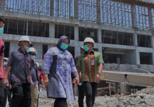 Sedikit Lamban, Bupati Berharap Pembangunan Kantor Pemda Terpadu Selesai Tepat Waktu (Foto: Dok Diskominfo Sragen)